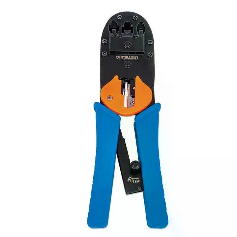 PINZA PARA CRIMPEAR TIPO TRINQUETE RJ11/RJ12/RJ45 INTELLINET 211048