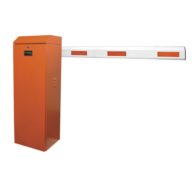 Kit de Barrera Vehicular Derecha Color Naranja y Brazo Ajustable de 3.6 a 5.5 m 