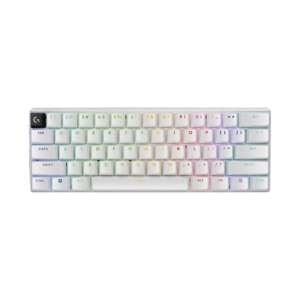 TECLADO LOGITECH G PRO X60 LIGHTSPEED BT USB RGB TACTIL WH (920-011921)