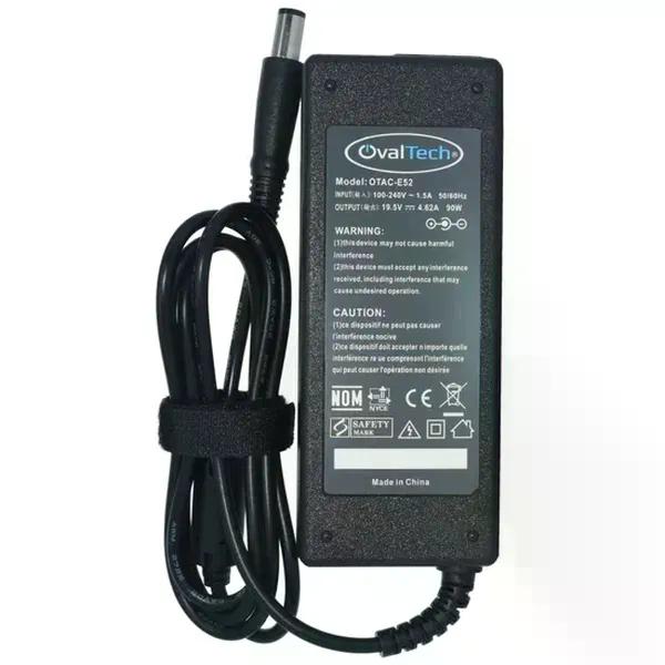 CARGADOR PARA LAPTOP OVALTECH OTAC E52 PUNTA DE 7.4 X 5.0 MM CON PIN CENTRA NEGRO