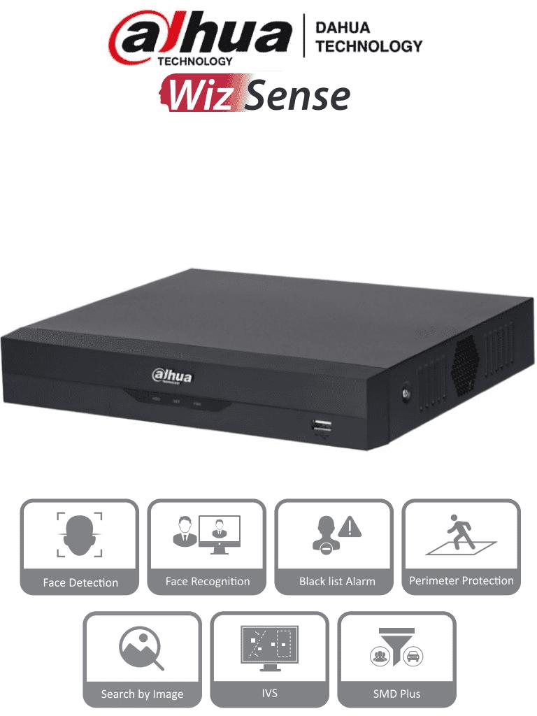 NVR de 8 Megapixeles/ 4k/ 16 Canales IP/ WizSense DAHUA (NVR2116HS-I2)