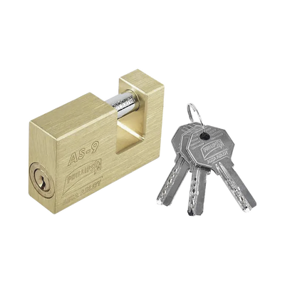 Candado para Cortina  #9 / Opera con 11 pernos de combinación / Alta seguridad.