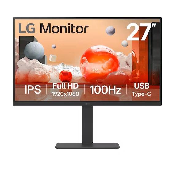 MONITOR FLAT LG 27" 27BA650 B LED FHD 100HZ HDMI/DISPLAYPORT NEGRO