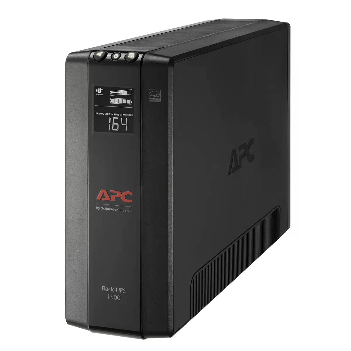 NO BREAK CAPACIDAD 1500 VA - 900 W, 120 V CON  APC BX1500M-LM60, 1500 VA, 900 W, 16 H, NEGRO, INDUSTRIAL Y OFICINA