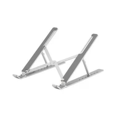SOPORTE MANHATTAN LAPTOP P/ESCRITORIO, DE POSICIONES, ALUMINIO, ECO