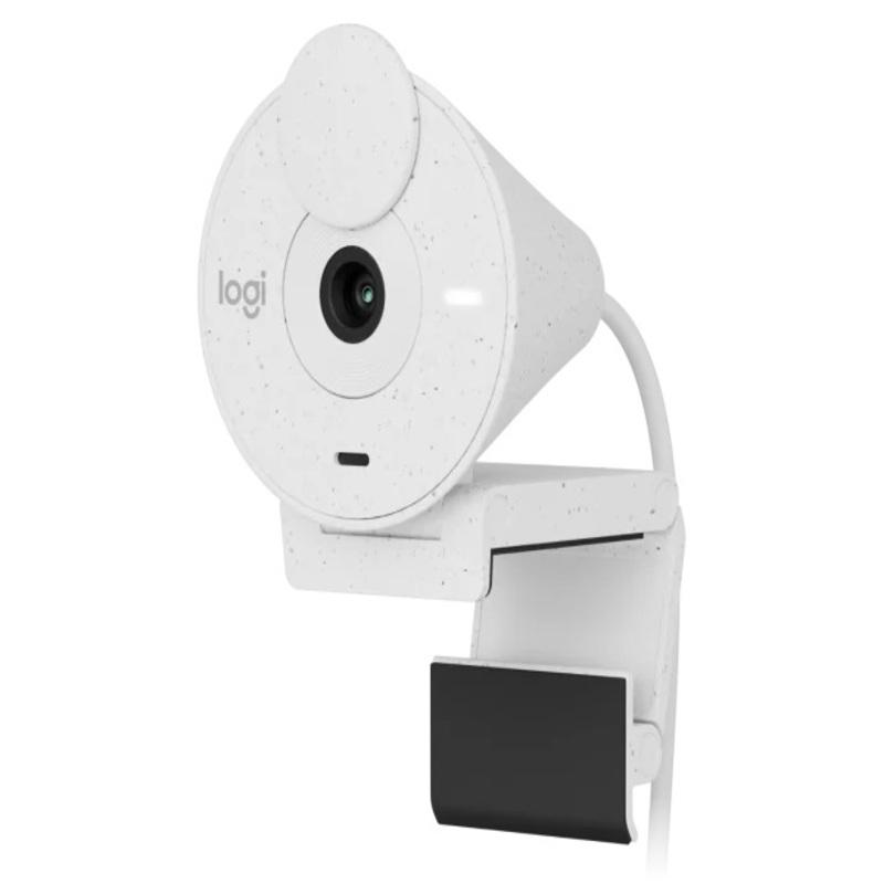 CAMARA WEB LOGITECH BRIO 300 FULLHD 1080p USB-C OFF-WHITE (960-001440)