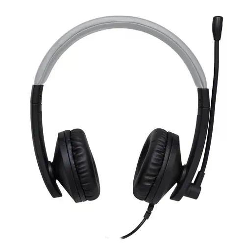 DIADEMA PERFECT CHOICE CON MICROFONO LOUDY ALAMBRICO USB NEGRO/GRIS