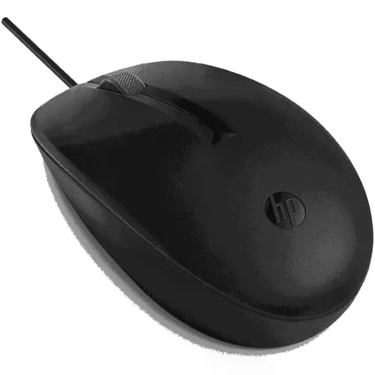 MOUSE OPTICO HP 125 CON CABLE USB-A 3 BOTONES 1200PPP NEGRO 1YW 265A9UT