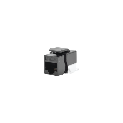 Módulo Jack Cat6 sin herramienta (toolless) keystone - Color Negro