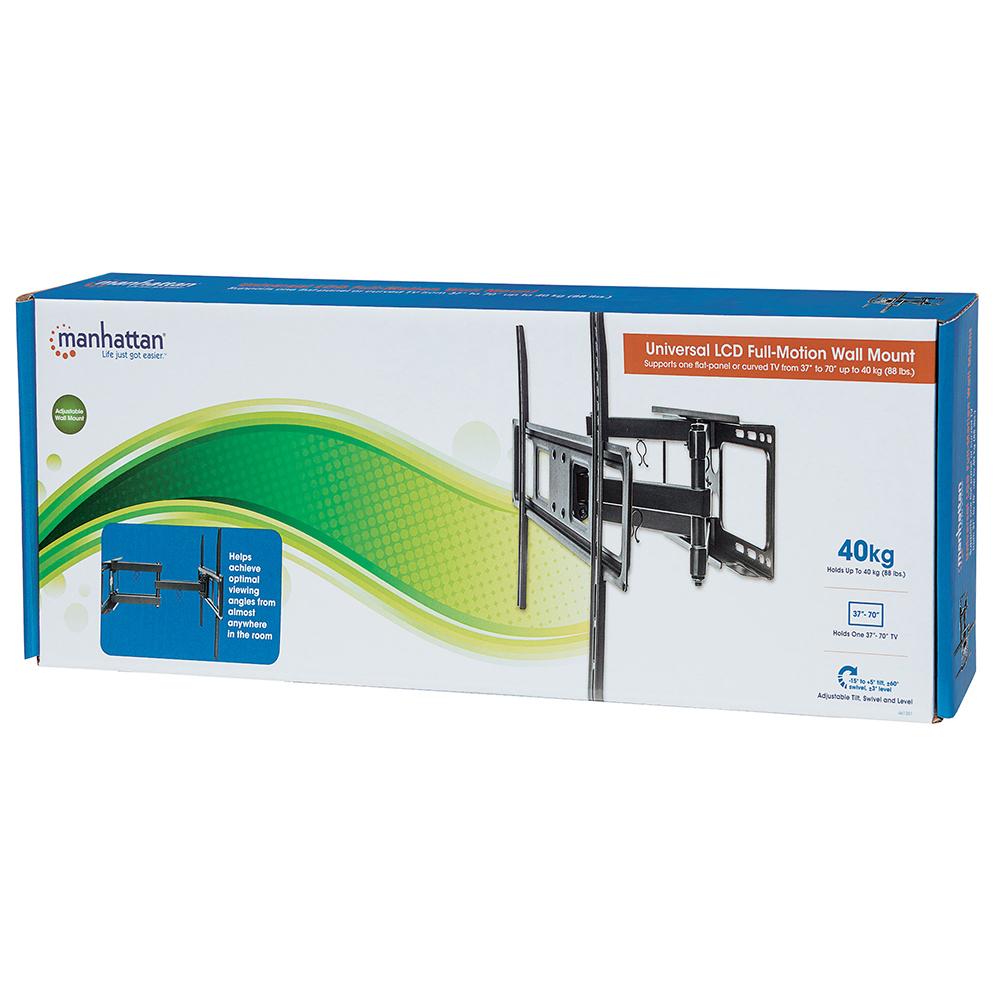SOPORTE MANHATTAN DE PARED P/ PANTALLA CURVA O PLANA 37 A 70 461351