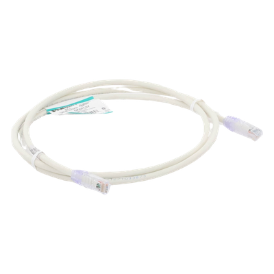 Cable de Parcheo UTP Categoría 6, con Plug Modular en Cada Extremo - 1.5 Metros (4.92 Pies) - Blanco Mate - Imagen 4