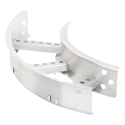 Curva Horizontal de Aluminio de 90° Perfil Z / Peralte 3 1/4" / Ancho 6" / Radio 8" / Incluye Tornillería (CHC90EZ314R8X6AK) - Imagen 6
