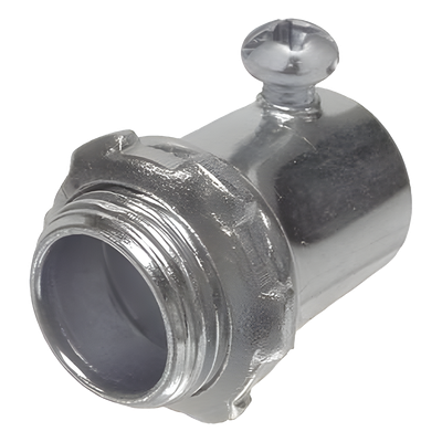Conector de 1 1/2" (38 mm) para Pared Delgada con Tornillo.