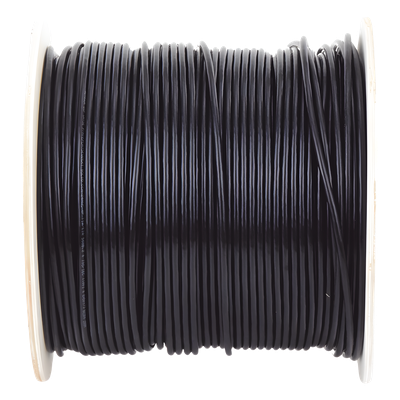 Bobina de Cable de 305 Metros (1000 Pies) Cat6, Aleación de Cobre y Aluminio (CCA), Color Negro, Uso Intemperie, Doble Forro - Imagen 3