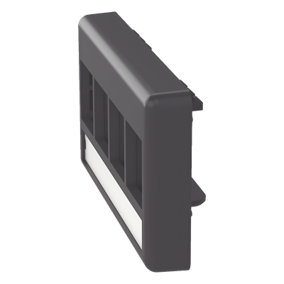 Placa de Mobiliario Modular Estándar, Salidas Para 4 Puertos Keystone, Color Negro - Imagen 3