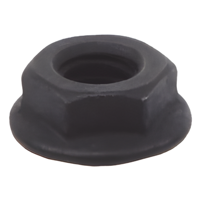 TUERCA HEX DENTADA  1/4 BLACK OXIDE