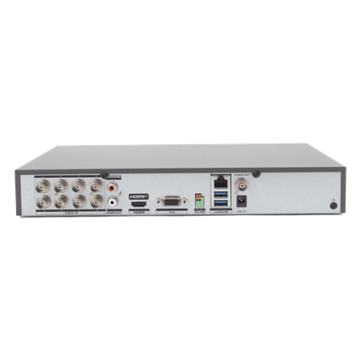 DVR 8 Canales TURBOHD + 4 Canales IP / 8 Megapixel (4K) / Audio Bidireccional por Coaxitron / ACUSENSE / Reconocimiento Facial / 1 Bahía de Disco Duro / Salida de Video en 4K / H.265+ - Imagen 6