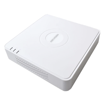 NVR 4 Megapixel (Compatible con Cámaras ACUSENSE) / 4 canales IP / 4 Puertos PoE /1 Bahía de Disco Duro / Salida de Vídeo Full HD