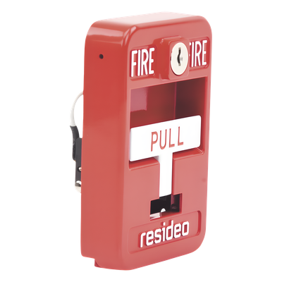 Estación manual de jalón contra incendio de acción simple, reset con llave, cumple ADA, carcasa de aluminio fundido - Imagen 5