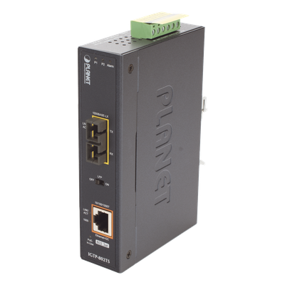 Convertidor de Medios Industrial PoE+ 1000BASE-LX a 10/100/1000BASE-T 802.3at (SC,SM) -20 km - Imagen 5