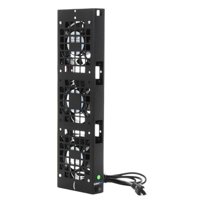 Kit de 3 Ventiladores 110 Vca (12 x 12 cm) con Clavija para Gabinete de Piso - Imagen 5