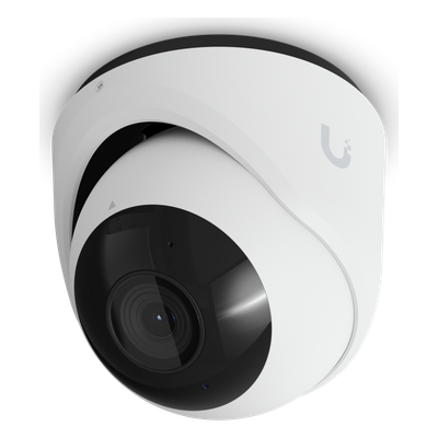 Cámara de Seguridad Turret Color Blanco / Alimentación PoE/ Resistente a Manipulaciones IK04/ Sensor de Imagen 1/1.8" 8MP/ Ajuste Manual 3 Ejes
