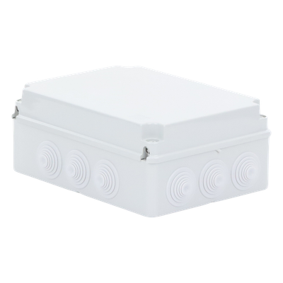 Caja Estanca de PVC Para Derivación y Conexión, 12 Entradas, Tapa Atornillada, 300x220x120 mm (Área interna), Uso Exterior IP55, Material que no Propaga el Fuego y Libre de Hálogenos - Imagen 4