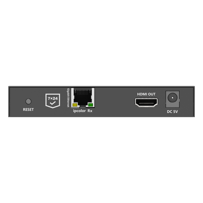 KIT EXTENSOR HDMI 4K@60HZ sobre IP GIGABIT | IPCOLOR | 100m en Conexión Uno a Uno | Salida Loop | IR Bi-Direccional | RS232 | ARC | CERO LATENCIA | Soporta conexión Uno a Muchos/Switch en Cascada - Imagen 6