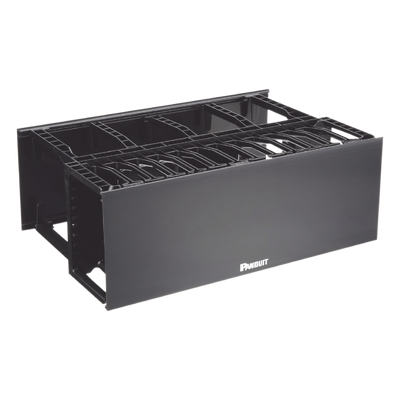 Organizador de Cables Horizontal NetManager de Alta Densidad, Doble (Frontal y Posterior), Para Rack de 19in, 4UR - Imagen 4