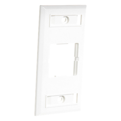 Placa de Pared CT, Para un Acoplador, Color Blanco - Imagen 4