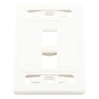 Placa de Pared Modular 10G MAX de 2 Salidas, Color Blanco - Imagen 6
