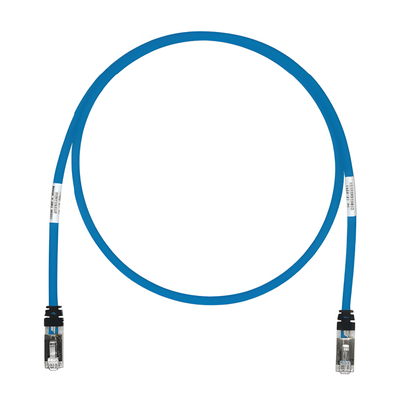 Patch Cord Cat6A / S/FTP Blindado / 26 AWG / 12.19 m (40 ft) / CM/LSZH / Azul