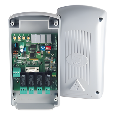 Receptor Cuadricanal para Exterior / 999 controles / Alta y baja administrables / 4 salidas de relevador