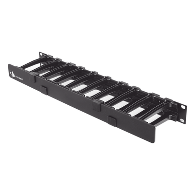 Organizador de Cable Horizontal RouteIT, Sencillo, Para Rack de 19in, 4in de profundidad, 1UR - Imagen 6