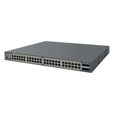 Switch Poe de 48 Puertos Gigabit y 4 Puertos SFP, Administrable en la Nube, Hasta 740 W, Capa 2, Soporta PoE+ 802.3  at/af