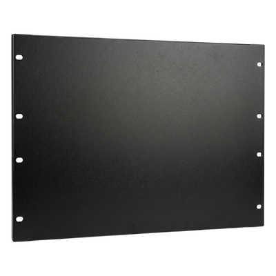 Tapa Ciega para Rack de 19 Pulgadas, 3 UR, Acero Negro