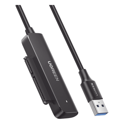 Cable Adaptador SATA a USB 3.0 | SATA 3.0/2.0 | Soporta HDD y SSD de 2.5" | Soporta S.M.A.R.T, TRIM, UASP | No Requiere Adaptador de Corriente | Cable 50 cm.