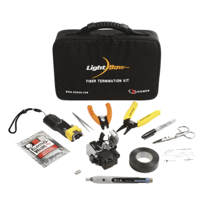Kit de Herramienta LightBow para Terminación de Conectores de Fibra Óptica Pre-Pulidos LC/SC, Monomodo o Multimodo