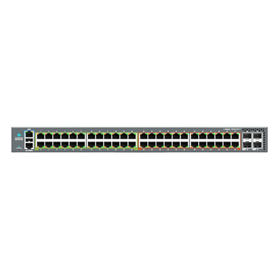 Switch Empresarial / Cloud-Managed / Layer 2-3 / 24-48 Puertos Gigabit / 4-6 Puertos SFP+ 10G-SFP28 25G / PoE+ 30W-PoE++ 60W-90W / Dual Power CRPS / 128-420 Gbps Throughput / 5 Años Garantía