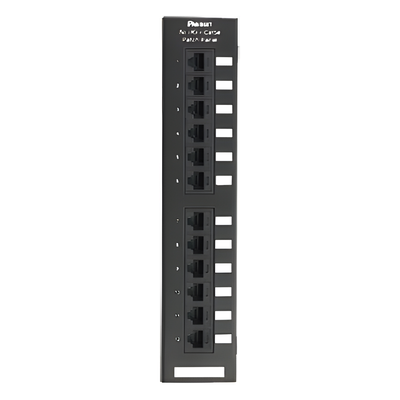 Panel de Parcheo de Impacto 110, Categoría 5e, Montaje en Pared Usando Accesorio WB89D, de 12 Puertos