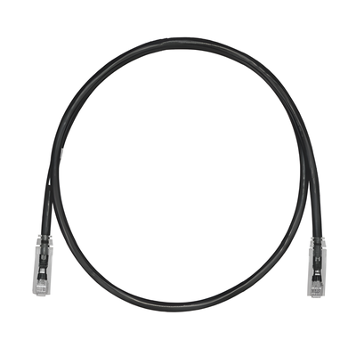 Cable de Parcheo TX6, UTP Cat6, 24 AWG, CM, Color Negro, 6.1 Metros (20 Pies) - Imagen 3