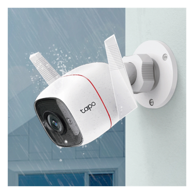 Cámara IP Wi-Fi para exterior, 3 megapixel, audio doble vía, visión nocturna, notificación Push, acepta memoria Micro SD de para grabación. - Imagen 4