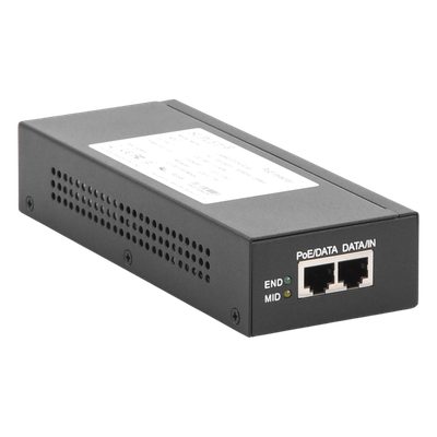 Inyector Super Hi-PoE / 56 Vcc / 60 Watts / Para Domos HIKVISION PTZ / IP (-AE / DE) / Soporta 802.3 af / at / Para Aplicaciones de CCTV - Imagen 6