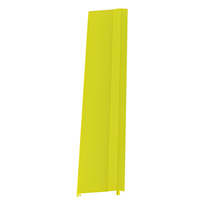 Tapa Con Bisagra a Presión Para Canaleta FiberRunner™ FR12X4YL6, de PVC Rígido, Color Amarillo, 1.8 m de Largo - Imagen 5