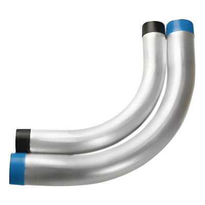 Codo Conduit Rígido de Aluminio de 2" (50.8 mm).