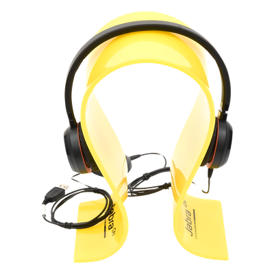 Jabra Evolve 30 Duo con conexión USB / 3.5mm, micrófono con cancelación de ruido y controlador en el cable con botones e indicadores LED (5399-829-309) - Imagen 8