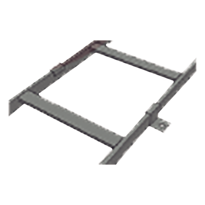 Grapa de Fijación para Escalera Tubular de 1.5" de Peralte y 12" de Ancho, Acabado con Pintura Epóxica Color Negro, Ideal para la Sujeción Segura de la Escalera Tubular a la Estructura - Imagen 3