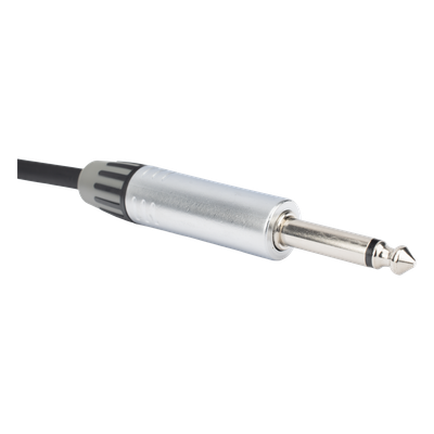 Cable de Audio | Plug 1/4 in a Plug 1/4 in Mono | Carcasa Cromada | Conectores Seetronic | Ideal para Instrumentos | Longitud 5m - Imagen 5