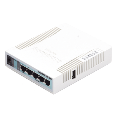 RouterBoard, 5 Puertos Gigabit Ethernet, 1 Puerto USB, WiFi 2.4 GHz 802.11b/g/n, Antena de 2.5 dbi hasta 1W de potencia - Imagen 3