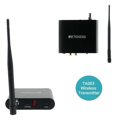 Transmisor Inalámbrico Silent Disco / Sonido HiFi de Alta Fidelidad / Entrada de Micrófono y RCA / Batería 1000 mAh / Alcance 300 m (984 ft) / Portátil y Duradero - Imagen 5
